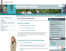 Tablet Screenshot of perception5.essex.ac.uk