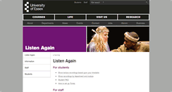 Desktop Screenshot of listenagain.essex.ac.uk