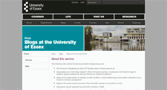 Desktop Screenshot of blogs.essex.ac.uk