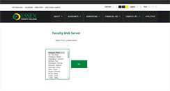 Desktop Screenshot of faculty.essex.edu