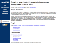 Tablet Screenshot of anawiki.essex.ac.uk